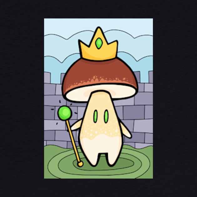 King Bolete Full Digital Illustration by JadedOddity